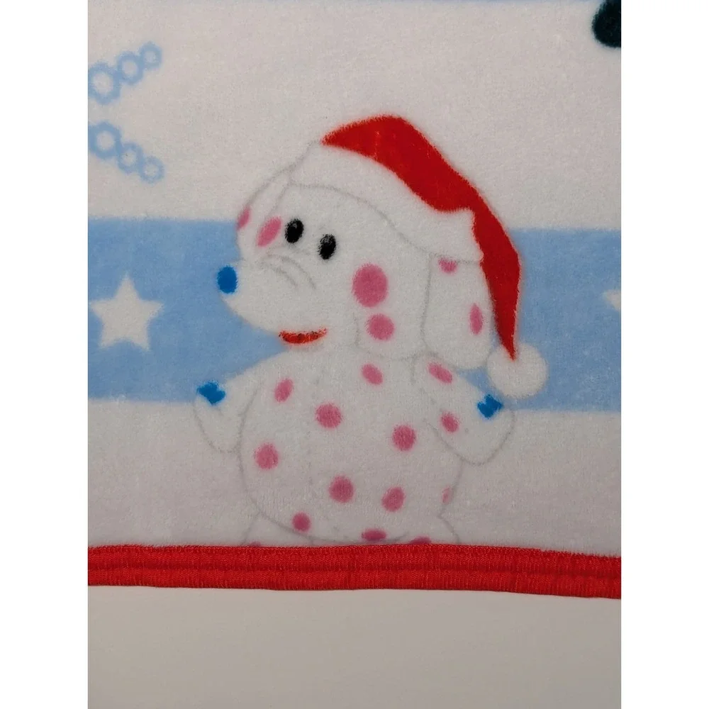 Rudolph plush baby toddler‎ child throw blanket Dolly Spot Elephant Hermey blue
